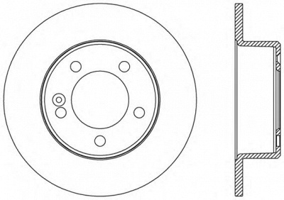 OPEN PARTS bda259910 -  Тормозной диск